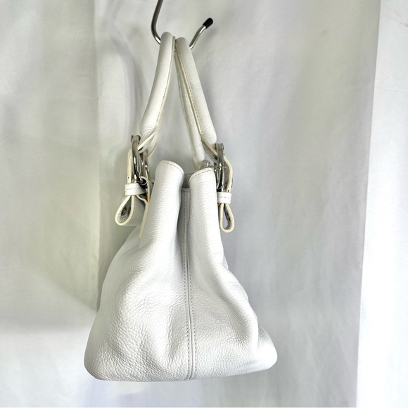 TIGNANELLO WHITE LEATHER BAG MINI BAG Y2K HANDBAG - Picture 8 of 14